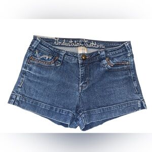 Industrial Cotton Jean Shorts